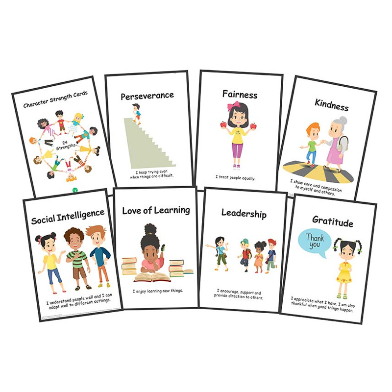 Free Character Strength Cards Printable